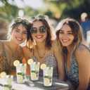 Liacere Plastic Drinking Glasses Set of 12-18oz Highball Clear Reusable Plastic Glasses Colors, Water Glasses Cups, Bar Tumbler Glassware Set for Beer, Juice, Cocktail, Milk