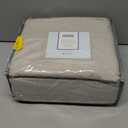 Hearth & Harbor Extra Deep Pocket Sheet Sets, Luxury Soft 6 Piece Bed Sheet Set Fits Mattress 18-24 Inches - Cal King Size, Linen