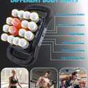 UFFAE 16-Head Massage Gun, Deep Tissue Percussion Massager with 9 Modes & 9 Intensities, 2600mAh Battery Back Massager for Pain Relief Deep Tissue for Muscle Pain Relief in Back, Legs, Shoulders
