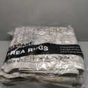 Tortania Area Rug Living Room Rugs - 9x12 Washable Boho Rug Vintage Oriental Distressed Farmhouse Large Thin Indoor Carpet for Living Room Bedroom Under Dining Table Home Office - Brown Blue