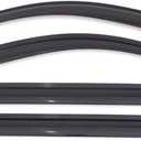 KPY Window Visor for Chevrolet/GMC Silverado/Sierra 1500 1999-2006, 2500HD/3500HD 2001-2006, 2007 Classic, Rain Guard Deflectors Tape-On Style, 2000 2002 2003 2004 2005 (Extended Cab), Black, 815106