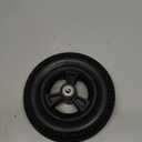 7in Wheel Replacement for Wheelchairs, Heavy Duty Solid Front Wheelchair Wheel Solid Tire Wheel Assembly