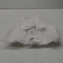 Baby Backless Pageant Dress Toddler Girls Tutu Gown Flower Dresses with Headwear (3-4T, White)