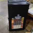 Masterbuilt 40-inch Digital Electric Vertical BBQ Smoker with Side Wood Chip Loader, Chrome Smoking Racks and 970 Cooking Square Inches in Black, Model MB20072918 (40" No Window)