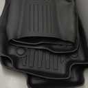 Powerty Floor Mats for 2019-2024 2025 Toyota RAV4 Accessories All Weather Floor Liner 3D TPO 1st & 2nd Row Floor Mat Heavy-Duty Floor Liners(FIT All Models)