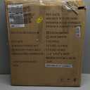 dCee Acacia Wood Dog Gate Indoor, Freestanding Foldable Pet Gate, Adjustable Width, 24 Inch Height, Sturdy & Portable Design for Indoor Doorways & Hallways, Easy Assembly, Ebony Finish