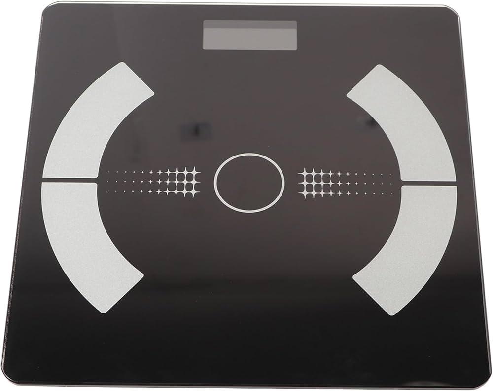 Smart Scale for Body Weight, Weight Scale with Backlight LED Display for BMI, Body Fat, Muscle Mass, 15 Body Composition, High Accurate Bluetooth Scale, Health Equipment Sync Apps 400lbs (Black)