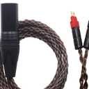 KK Cable HA-B Replacement Audio Upgrade Cable Compatible for HD420 HD430 HD525 HD545 HD565 HD650 HD600 HD580 Headphones. 4-pin XLR Male Plug, HA-B (2M(6.5ft))