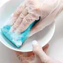 ForPro Disposable Vinyl Gloves, Clear, Industrial Grade, Powder-Free, Latex-Free, Non-Sterile, Food Safe, 2.75 Mil. Palm, 3.9 Mil. Fingers, Large, 100-Count (L)