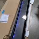 70 inch Electric Fireplace, Ultra-Thin Electric Fireplace Inserts, Ultra-Narrow Frame, Wall Mounted and Recessed Fireplace, Log & Crystal, Touch Screen & Remote Control, 1500W