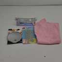 Set of 4: Holographic Makeup Bag, Mirror, Beauty Razors, Bathroom Towel