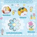 Spring is Back Bulletin Board Set Quack Duck Classroom Decoration Spring Bulletin Board Ducks Rainbow Cloud Photo Craft Cutouts for School Classroom Back to School Door Chalkboard Wall Decor, 59.1 x 35.4 inches