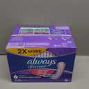 Always Discreet Adult Incontinence Pads for Women, Ultra Absorbency, Long Length, Postpartum Pads, Up to 100% Bladder Leak Protection, 56 Count