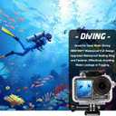 BO&DQQ Underwater Waterproof Case Compatible with DJI Osmo Action 5 Pro/Action 4/Action 3, 164FT/50M Dive Diving Housing Cover Shell with Camera Handle Mount Accessories Kit