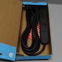 Digital Energy 6-Outlet Surge Protector Power Strip with 25-Ft Long Extension Cord, Black, ETL Listed/UL Standard