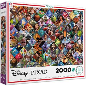 Ceaco - Disney/Pixar Clips - 2000 Piece Jigsaw Puzzle , 5" Ceaco - Disney/Pixar Clips - 2000 Piece Jigsaw Puzzle , 5"