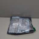 Inhousolu Fabric Shower Curtain Waffle Weave, Navy Blue 230 GSM Heavy Duty, Weighted Hem, 8 Metal Hooks, Water Repellent, Machine Washable, Hotel Spa Luxury Bath Curtain Set, 36 x 72 Inch