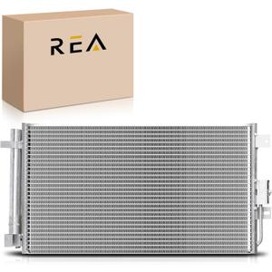 Air Conditioning A/C Condenser Compatible with Fiat 500 2012-2019 L4 1.4L, Replace# 68073679AA | for Fiat 500 2012-2019 L4 1.4L, Replace# 68073679AA