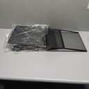 Fireplace Screen Stand Black 4 Panel Fireplace Cover Metal Fire Spark Guard Cover Foldable Decorative Fireplace Screen for Home Indoor Fireplace, Black (47.8" W x 31" H)