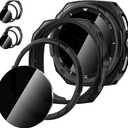 Suoman 2+2 Pack for Samsung Galaxy Watch 8 Classic 46mm Privacy Case, [3-in-1] [Anti-Peeping] Tempered Glass Screen Protector+ All-Around Protective TPU Bumper Cover