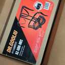 Golf Bag Holder for Golf Carts, 2 Inch Hitch Receiver Mount, Universal Compatible with EZGO, Club Car, Yamaha, Kandi, Coleman, 28.3x13.4x29.3 Inches