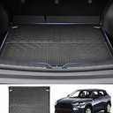 Powerty Trunk Mat for Toyota Corolla Cross 2022-2026, All Weather TPE Cargo Mat Liner for Corolla Rear Trunk