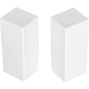 Galvanized Steel Left and Right Endcaps for Redants Baseboard Heater Covers, Rust-Resistant