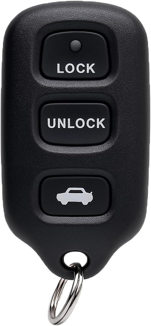 Keyless Entry Key Fob Replacement Compatible with 2002 2003 2004 2005 2006 Toyota Camry Corolla Remote Key Matix Pontiac Vibe with FCC GQ43VT14T, 315MHz