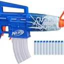 Nerf Fortnite Blue Shock Blaster, 10-Dart Clip, 10 Elite Nerf Darts, Includes Bonus Code to Unlock The Beat Wrap in The Game, Motorized Dart Blaster