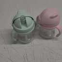 OXO Tot Transitions Straw Cup with Handles 6 oz. - Opal and Blossom - 2 Pack