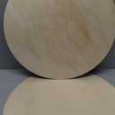 20 Inch Round Wood Circles Unfinished Wood Cutout for Craft Door Hanger Christmas Decorations, and Painting (2 Pieces)