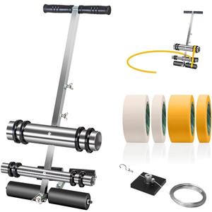 Line Striping Machine, with Drawing Circle Kit, Parking Lot Striping Machine for Driveway, Asphalt Or Concrete, Basketball Courts, Pickleball Court, Road Warning