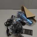 Nano Titanium 2000-Watt Blow Dryer with Concentrator Nozzle, Professional Grade Ionic Corded Styling Tool for Hair (Blue)