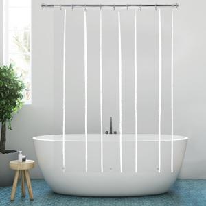 YISURE RV Shower Curtain Liner 47x64 in, Small Stall Size Shower Curtain Sets Half Size Narrow Single Water Repellent Shower LinerSingle Water Repellent Shower Liner