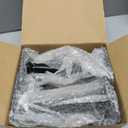 6 Inch Furniture Legs Heavy Duty, Replacement Cabinet Legs for Furniture Set of 4, Mid Century Modern Metal Short Dresser Feet for Cube Storage Futon Nightstand Ottoman, Satin Black