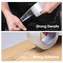 Pacific Mailer Clear Packing Tape, Heavy Duty Packaging Carton Tape for Shipping Packaing Moving Sealing, 2 Inch Wide, 2.7mil Thickness, 65 Yards Per Roll [Pack of 6]