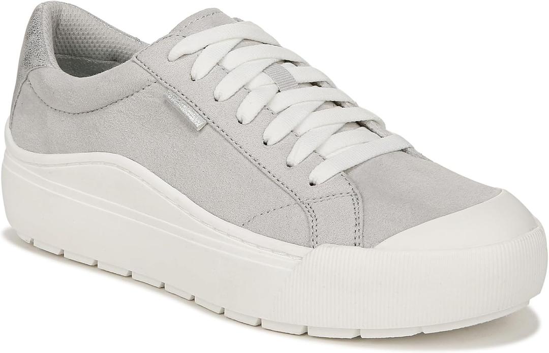 Dr. Scholl's Shoes Womens Time Off Platform Slip On Fashion Sneaker Vapor Grey Microfiber 7 M