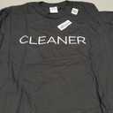 Cleaner T shirt Tshirt T-Shirt Size M, Black