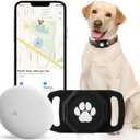 Smart Pet Tracker for Collar - Dog Trackers Pet Location Tracker with Holder, No Monthly Fee, Anti-Lost Tracking Device for Pets,Bag Straps, Compatible with Google Android Only(Not for iOS),Black