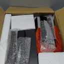 Nightstand with Charging Station, Bedside Tables, End Table Side Table with 2 Tiers Storage Space, for Bedroom, Living Room, Black CAMLBZ07BE