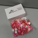 100 Pcs Valentines Mini Resin Ducks Valentine's Day Small Little Resin Ducks Bulk to Hide Tiny Miniature Figures for Micro Garden Landscape Decoration Adults Craft Party Favors