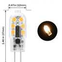 G4 LED Bulbs 12V 20W Halogen Bulb Replacement, HengBo G4 Bi Pin Base JC Type T3 Light Bulb Warm White 3000K for Under Cabinets Home Lights, Non-Dimmable, (Pack of 10)