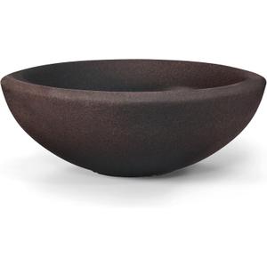 ARBORA 21" Santorini Bowl Planter - Lightweight Polyresin Outdoor Plant Pot