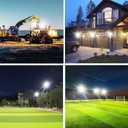 800W LED Flood Light Outdoor,3600W Equivalent Super Bright FloodLight with Plug,80000LM 6000K Daylight White IP66 Waterproof Commercial Lighting for Sports Fields,Courts, Arena, Stadium, 800w_1pack