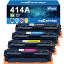 414A Toner Cartridges 3 Pack (with Chip) Compatible Replacement for HP 414A 414X for Color Laserjet Pro MFP M479fdw M479fdn M479dw Pro M454dw M454dn M479 M454 Printer Ink W2020A W2020X High Yield