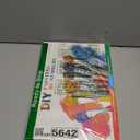 JOOZ 2 Pack Tulip Paint by Numbers Kit for Adults, Abstract Paint by Number on Wood Board, DIY Tulip Oil Painting by Numbers Ornaments for Desktop, Easy Adult Paint by Number Kits for Gift 8x8 Inch