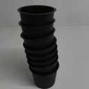Bed Bath & Beyond 6.3" Round Nursery Plant Pot - Garden Plastic Pots with Drainage (8-Pack)