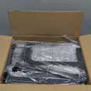 SAYZH Over The Sink Dish Drying Rack, Adjustable (25.5 to 33.5 inch) 2 Tier Metal Steel Dish Drying Racks for Kitchen Counter with Hooks Paper Towel Utensil Cup Holder Sink Caddy (Black)