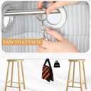Shimeyao 10 Pack 46 Inch Acrylic Curtain Pull Wands Drapery Pull Rod White Versatile Fiberglass Blinds Wand Kits with Rings and Hooks for Opening Closing Curtains Homes Offices Window Opener