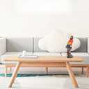 Macaw Tree Clinger Garden Statue, Resin Tropical Bird Figurine - Vibrant Parrot Sculpture for Patio, Lawn, Yard, or Indoor Tabletop Decor